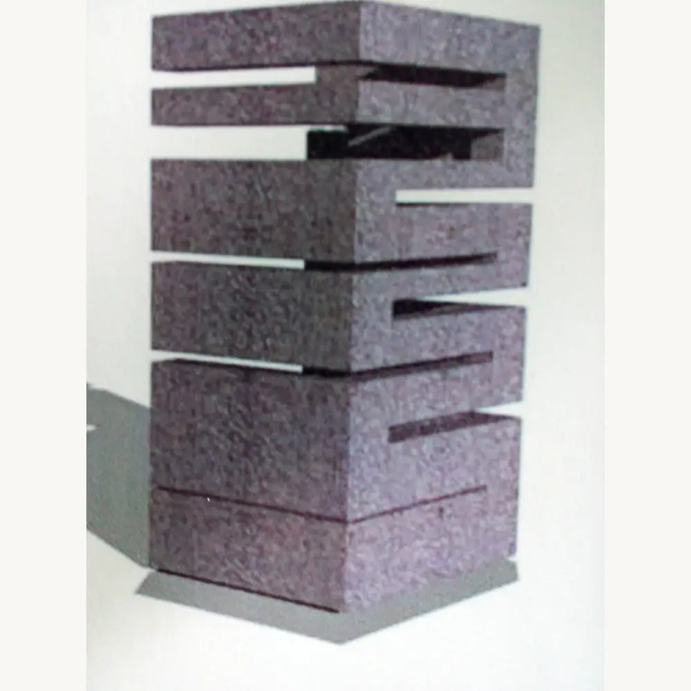 Textured stone grinding surface detail
